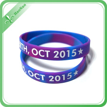 Custom Fashion Promotion Product Rubber Bracelet Silicone Wristband